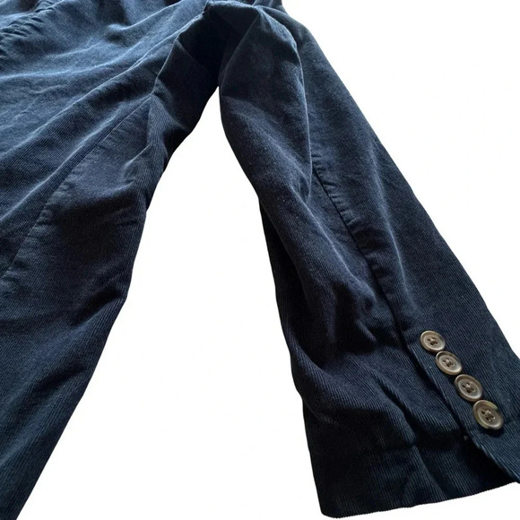 J. Crew || Deadstock NWT Almost Vintage Corduroy Blazer Navy Large - Picture 6 of 10